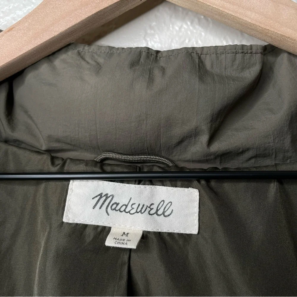 Madewell Men’s Quilted PufferJacket Cargo Green - Picture 8 of 12